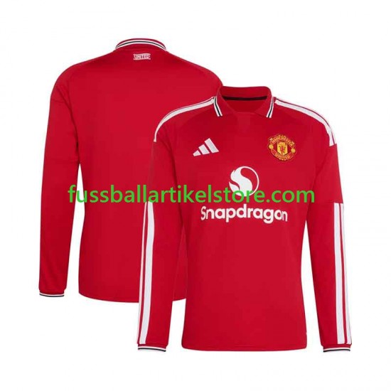 Manchester United Heimausrüstung 2026-2027 Herren Trikot L/S