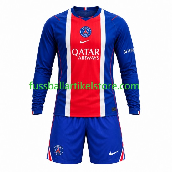 Paris Saint-Germain Heimausrüstung 2026-2027 Kinder Set(Trikot und Hose) L/S