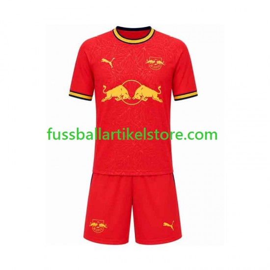 RB Leipzig Auswärtsausrüstung 2026-2027 Kinder Set(Trikot und Hose) S/S