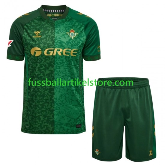 Betis Sevilla Auswärtsausrüstung 2026-2027 Kinder Set(Trikot und Hose) S/S