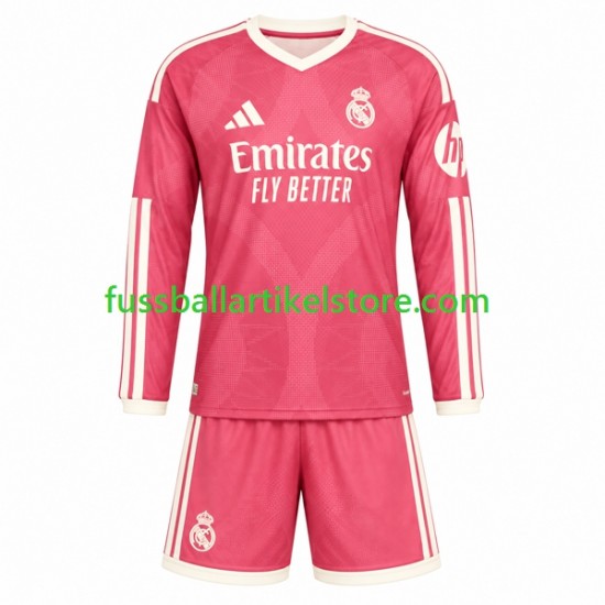 Real Madrid Ausweichausrüstung 2026-2027 Kinder Set(Trikot und Hose) L/S