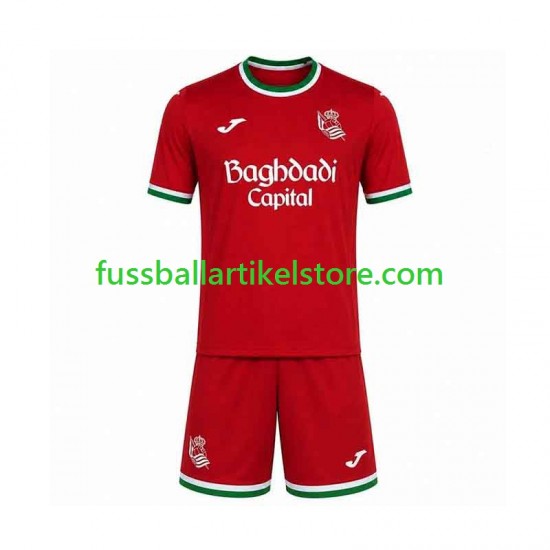 Real Sociedad Ausweichausrüstung 2026-2027 Kinder Set(Trikot und Hose) S/S