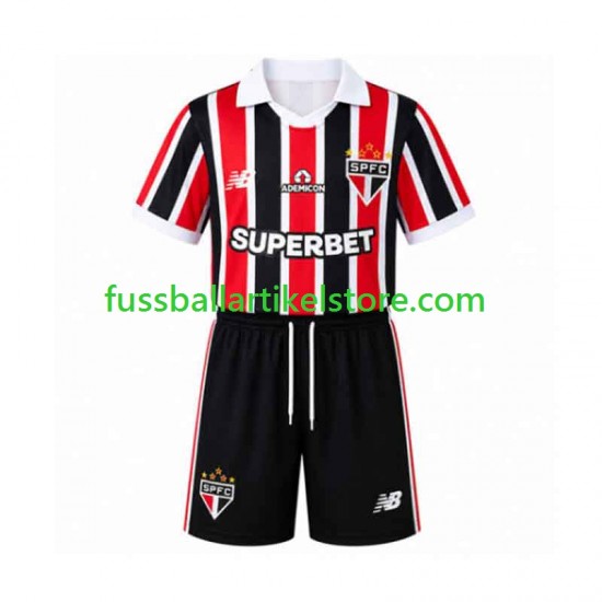 Sao Paulo Auswärtsausrüstung 2026-2027 Kinder Set(Trikot und Hose) S/S
