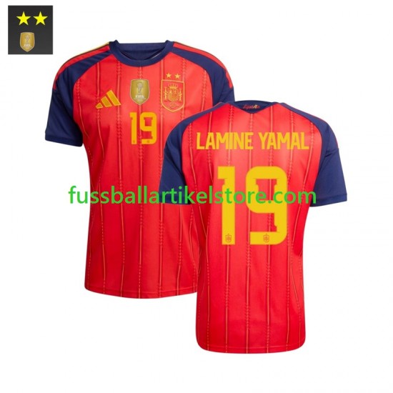 Spanien Heimausrüstung Lamine Yamal 19 2026-2027 Herren Trikot S/S