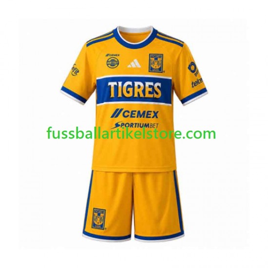 UANL Tigres Heimausrüstung 2026-2027 Kinder Set(Trikot und Hose) S/S