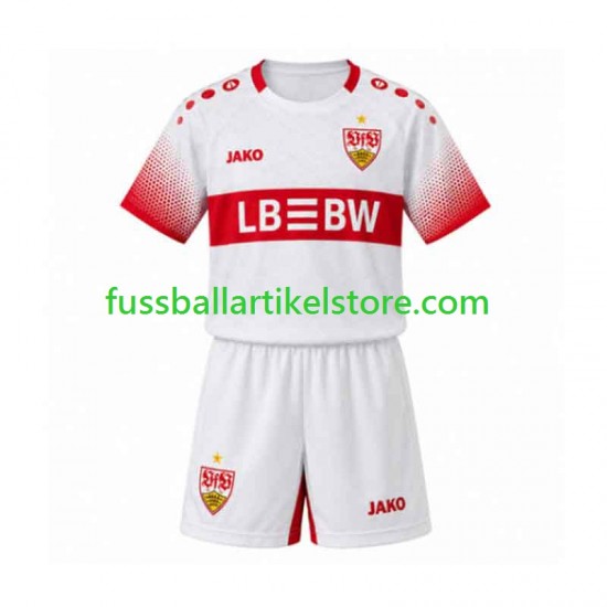 VfB Stuttgart Auswärtsausrüstung 2026-2027 Kinder Set(Trikot und Hose) S/S