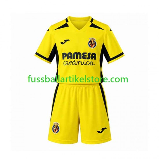 Villarreal CF Heimausrüstung 2026-2027 Kinder Set(Trikot und Hose) S/S