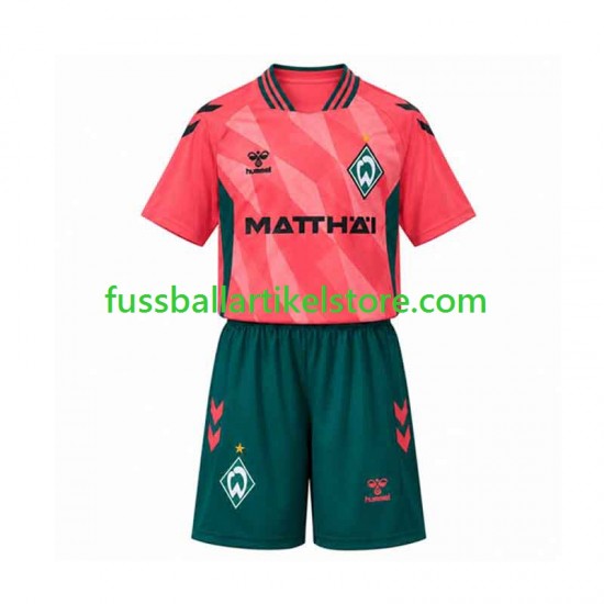 Ausweichausrüstung Werder Bremen 2026-2027 Kinder Set(Trikot und Hose) S/S