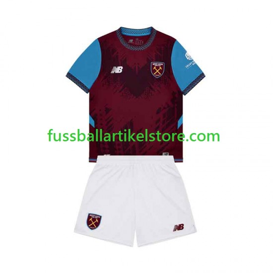 West Ham United Heimausrüstung 2026-2027 Kinder Set(Trikot und Hose) S/S