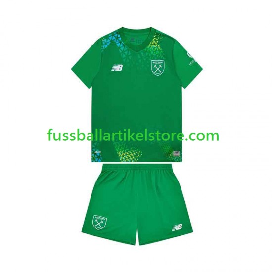 West Ham United Heimausrüstung Torwart 2026-2027 Kinder Set(Trikot und Hose) S/S