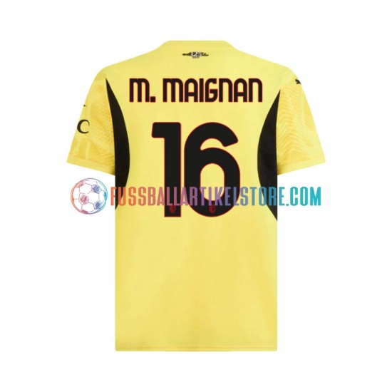 AC Mailand Auswärtsausrüstung Torwart Mike Maignan 16 2024-2025 Herren Trikot S/S