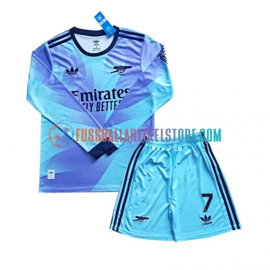 Arsenal Ausweichausrüstung Saka 7 2024-2025 Kinder Set(Trikot und Hose) L/S