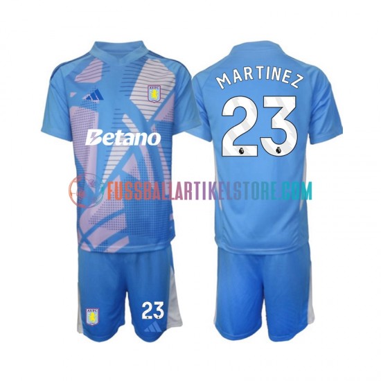 Aston Villa Ausweichausrüstung Torwart Emiliano Martinez 23 2024-2025 Kinder Set(Trikot und Hose) S/S