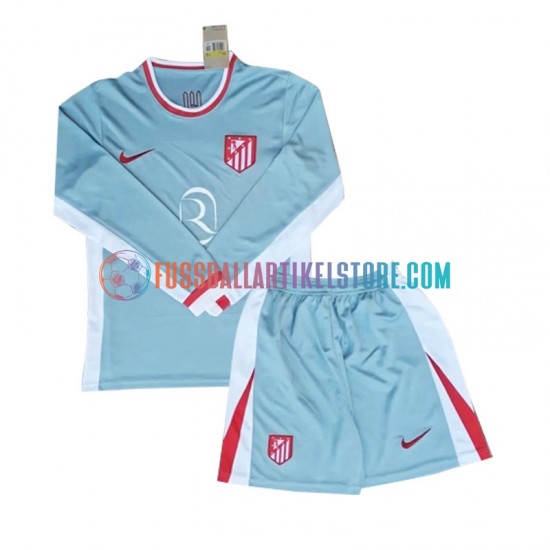 Atlético Madrid Auswärtsausrüstung 2024-2025 Kinder Set(Trikot und Hose) L/S