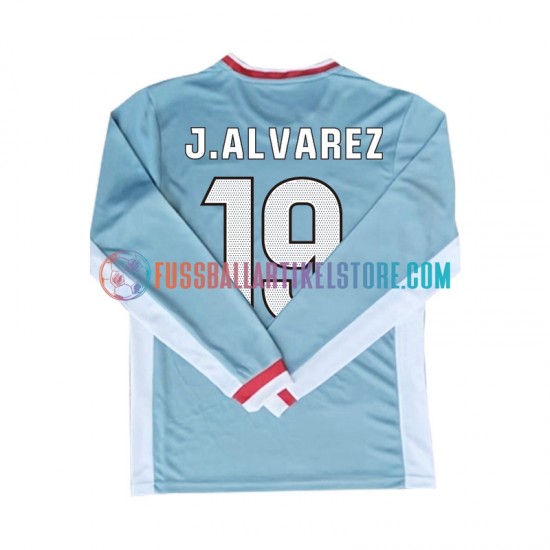 Atlético Madrid Auswärtsausrüstung Julian Alvarez 19 2024-2025 Herren Trikot L/S