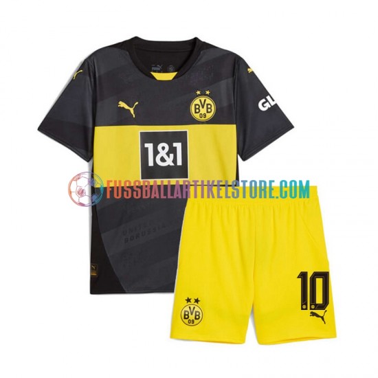 Borussia Dortmund Auswärtsausrüstung Julian Brandt 10 2024-2025 Kinder Set(Trikot und Hose) S/S