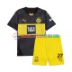 Borussia Dortmund Auswärtsausrüstung Karim Adeyemi 27 2024-2025 Kinder Set(Trikot und Hose) S/S