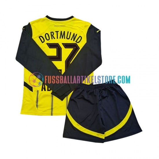 Borussia Dortmund Heimausrüstung Karim Adeyemi 27 2024-2025 Kinder Set(Trikot und Hose) L/S