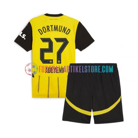 Borussia Dortmund Heimausrüstung Karim Adeyemi 27 2024-2025 Kinder Set(Trikot und Hose) S/S