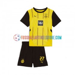 Borussia Dortmund Heimausrüstung Karim Adeyemi 27 2024-2025 Kinder Set(Trikot und Hose) S/S