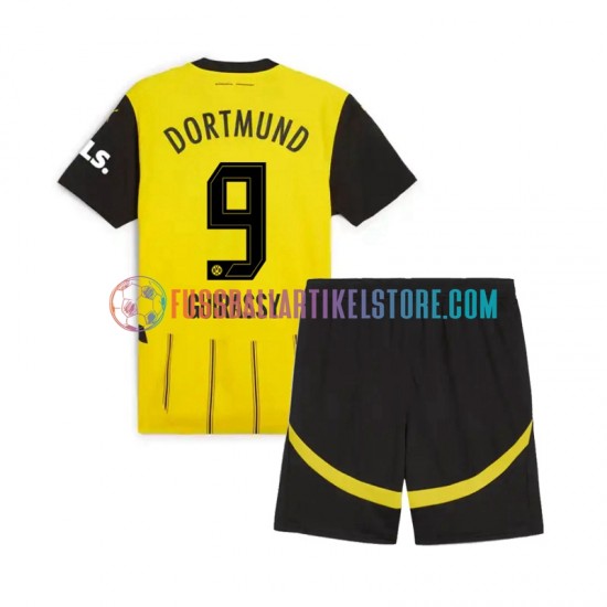 Borussia Dortmund Heimausrüstung Serhou Guirassy 9 2024-2025 Kinder Set(Trikot und Hose) S/S