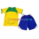 Brasilien Heimausrüstung Retro 2004 Kinder Set(Trikot und Hose) S/S