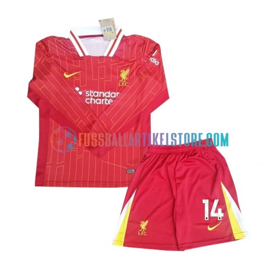 Liverpool Heimausrüstung Chiesa 14 2024-2025 Kinder Set(Trikot und Hose) L/S