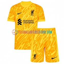 Liverpool Viertesausrüstung Torwart 2024-2025 Kinder Set(Trikot und Hose) S/S