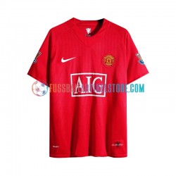 Manchester United Heimausrüstung Retro 2007 Herren Trikot L/S