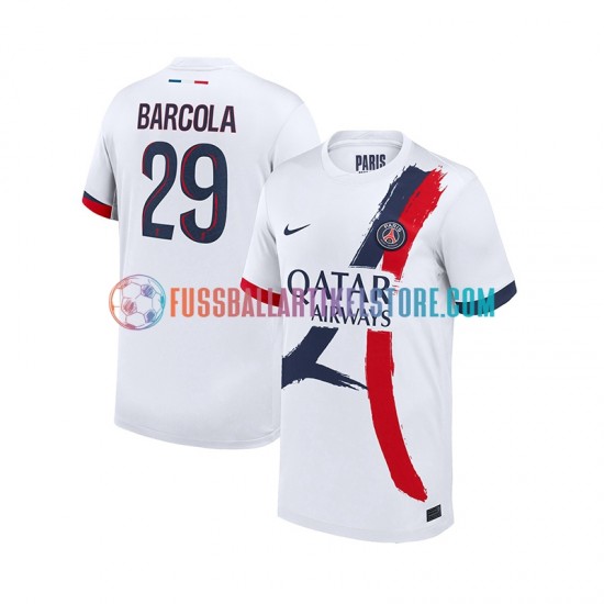 Paris Saint-Germain Auswärtsausrüstung Bradley Barcola 29 2024-2025 Herren Trikot S/S