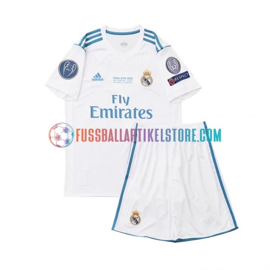 Real Madrid Heimausrüstung Retro 2017 Kinder Set(Trikot und Hose) S/S