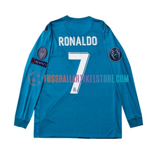 Real Madrid Ausweichausrüstung Cristiano Ronaldo 7 Retro 2017 Herren Trikot L/S