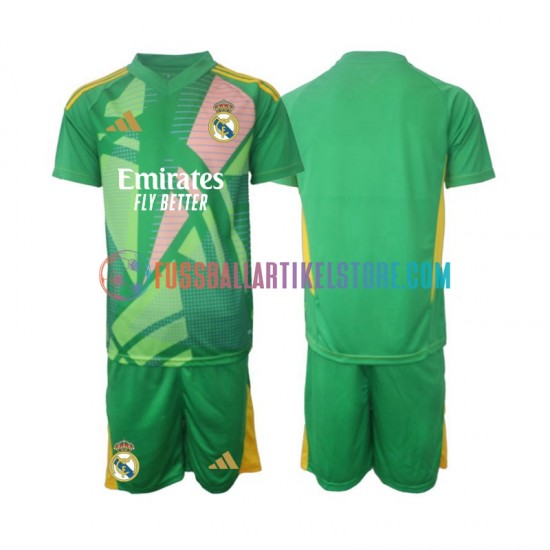 Real Madrid Ausweichausrüstung Torwart 2024-2025 Kinder Set(Trikot und Hose) S/S