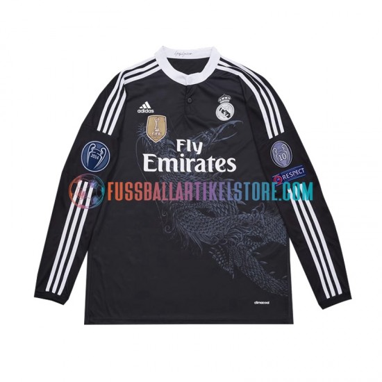 Real Madrid Ausweichausrüstung Retro 2014 Herren Trikot L/S