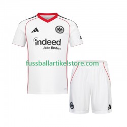 Eintracht Frankfurt Auswärtsausrüstung 2025-2026 Kinder Set(Trikot und Hose) S/S