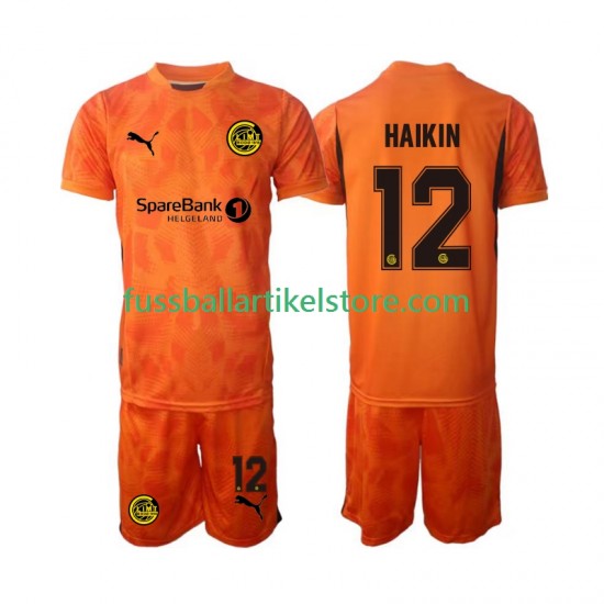 FK Bodø/Glimt Auswärtsausrüstung Torwart Nikita Haikin 12 2025 Kinder Set(Trikot und Hose) S/S