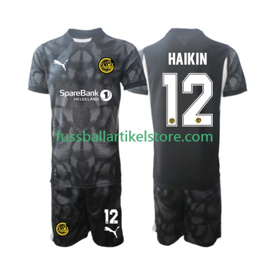 FK Bodø/Glimt Heimausrüstung Torwart Nikita Haikin 12 2025 Kinder Set(Trikot und Hose) S/S