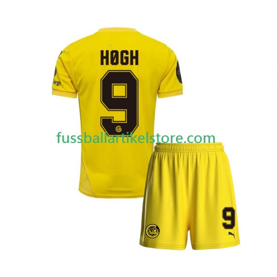 FK Bodø/Glimt Heimausrüstung Kasper Hogh 9 2025 Kinder Set(Trikot und Hose) S/S