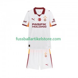 Galatasaray Auswärtsausrüstung 2025-2026 Kinder Set(Trikot und Hose) S/S