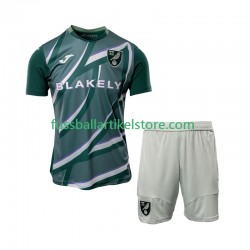 Norwich City Auswärtsausrüstung 2025-2026 Kinder Set(Trikot und Hose) S/S