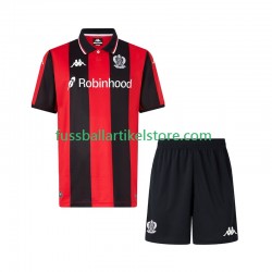 OGC Nizza Heimausrüstung 2025-2026 Kinder Set(Trikot und Hose) S/S