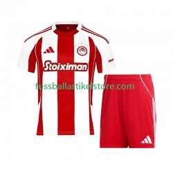 Olympiacos Heimausrüstung 2025-2026 Kinder Set(Trikot und Hose) S/S