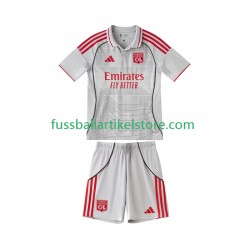 Olympique Lyon Ausweichausrüstung 2025-2026 Kinder Set(Trikot und Hose) S/S