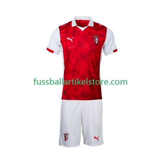 Braga Heimausrüstung SC 2025-2026 Kinder Set(Trikot und Hose) S/S