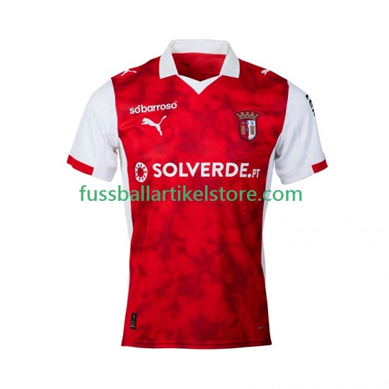 Braga Heimausrüstung SC 2025-2026 Herren Trikot S/S