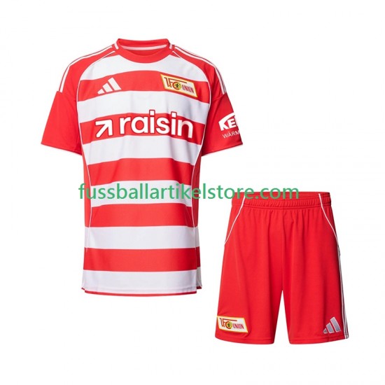 Heimausrüstung Union Berlin 2025-2026 Kinder Set(Trikot und Hose) S/S