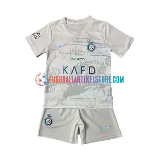 Ausweichausrüstung Al-Nassr 2023-2024 Kinder Set(Trikot und Hose) S/S