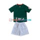 Auswärtsausrüstung Deportivo Alaves 2023-2024 Kinder Set(Trikot und Hose) S/S