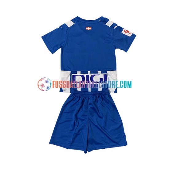 Heimausrüstung Deportivo Alaves 2023-2024 Kinder Set(Trikot und Hose) S/S