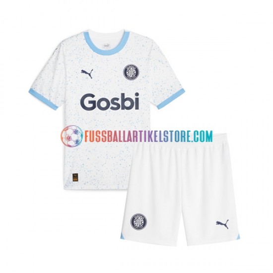 Auswärtsausrüstung Girona 2023-2024 Kinder Set(Trikot und Hose) S/S